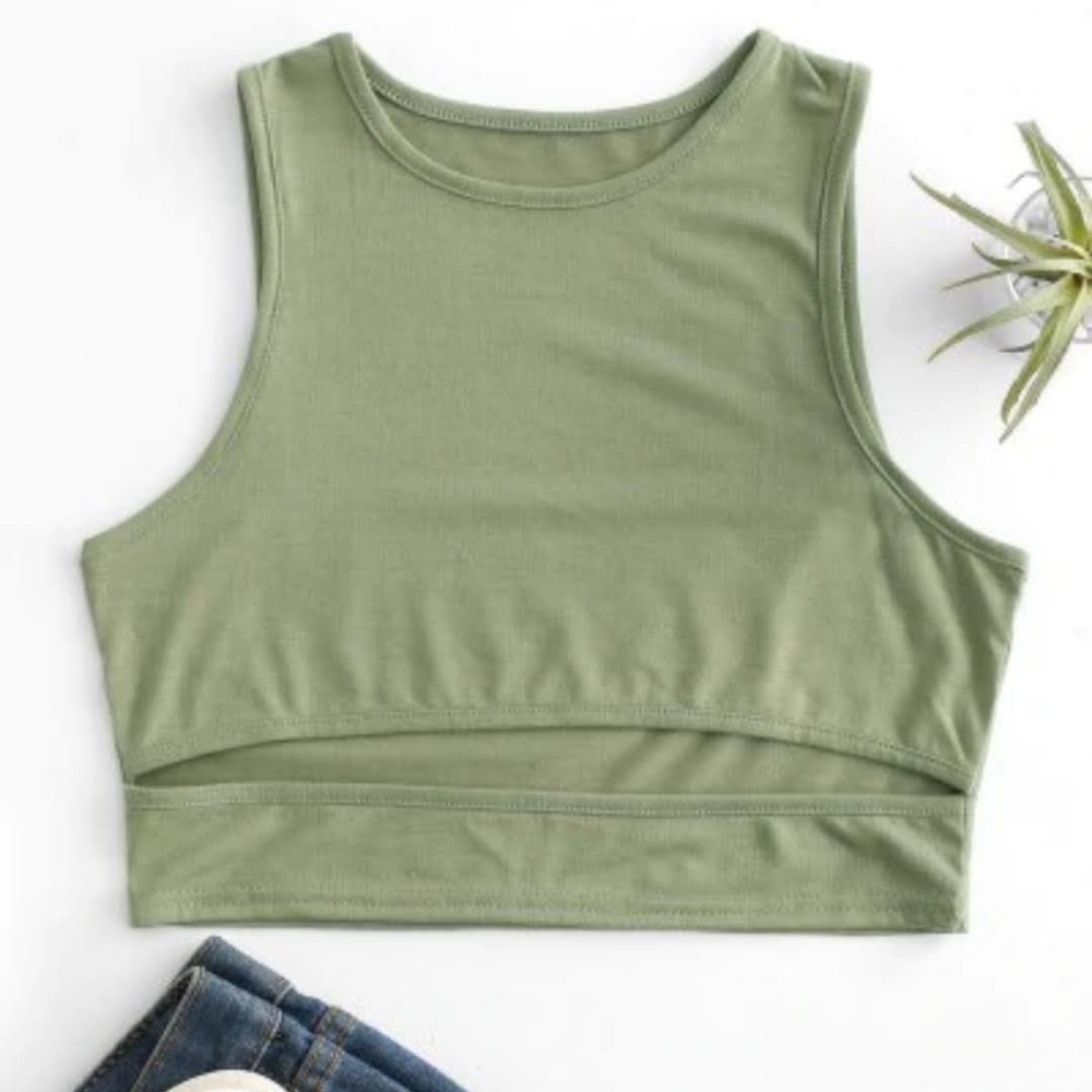 Cutout crop top